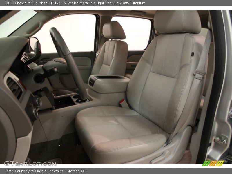 Silver Ice Metallic / Light Titanium/Dark Titanium 2014 Chevrolet Suburban LT 4x4