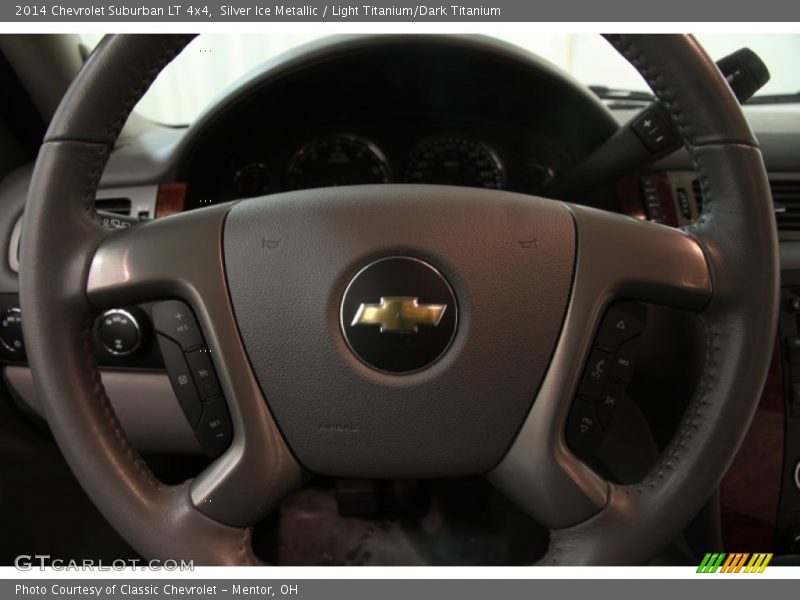 Silver Ice Metallic / Light Titanium/Dark Titanium 2014 Chevrolet Suburban LT 4x4