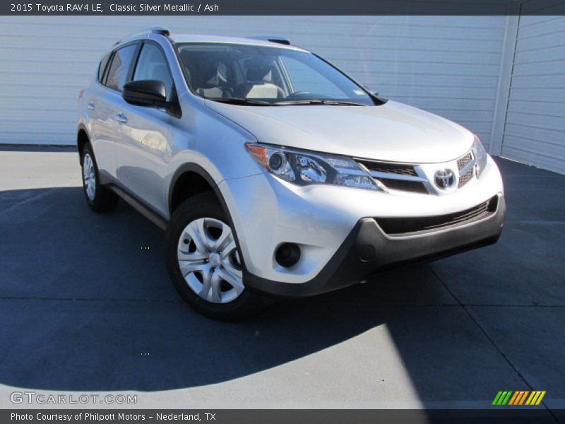 Classic Silver Metallic / Ash 2015 Toyota RAV4 LE