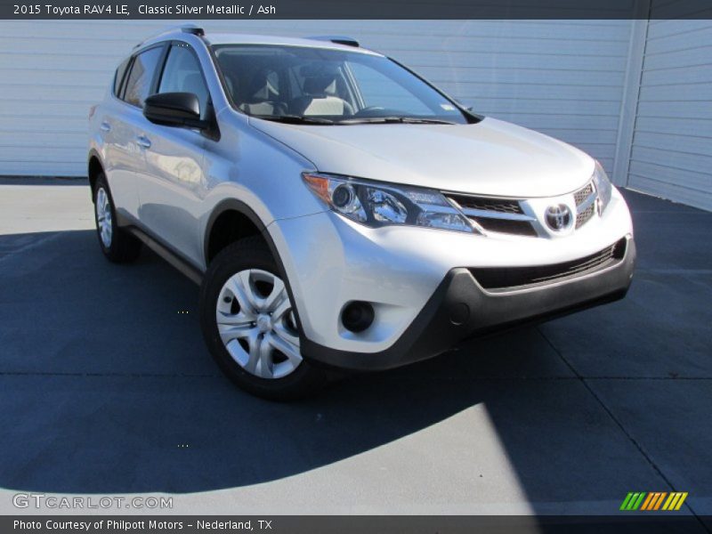 Classic Silver Metallic / Ash 2015 Toyota RAV4 LE