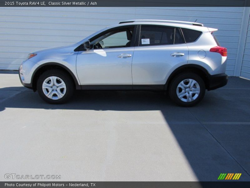 Classic Silver Metallic / Ash 2015 Toyota RAV4 LE