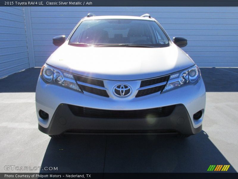 Classic Silver Metallic / Ash 2015 Toyota RAV4 LE