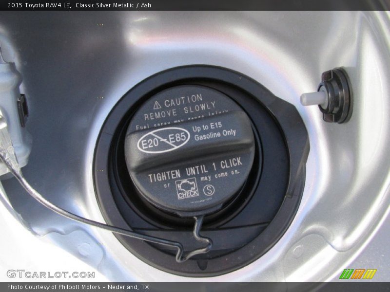 Classic Silver Metallic / Ash 2015 Toyota RAV4 LE