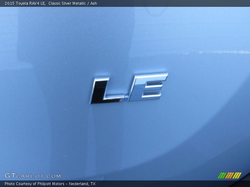 Classic Silver Metallic / Ash 2015 Toyota RAV4 LE