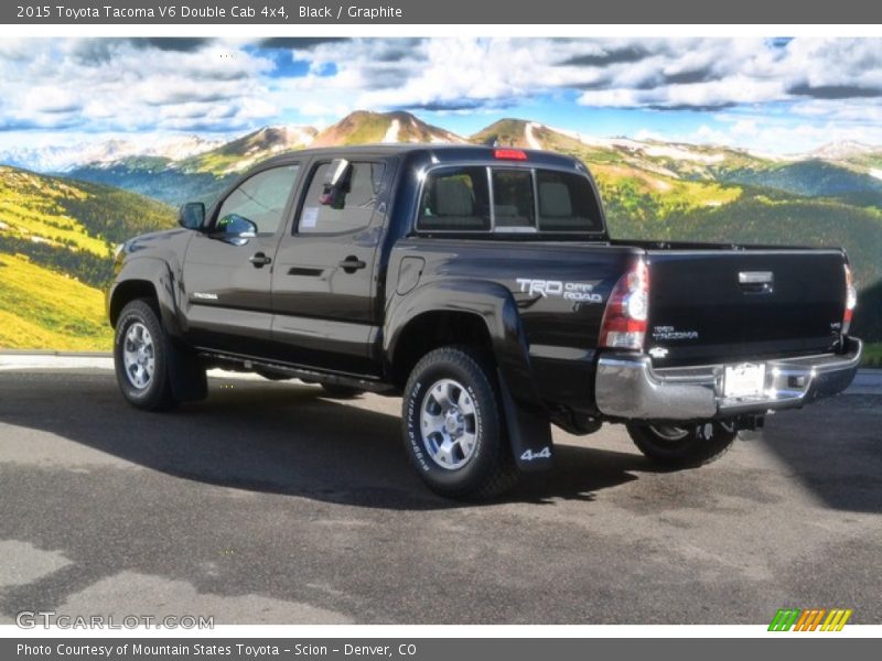 Black / Graphite 2015 Toyota Tacoma V6 Double Cab 4x4