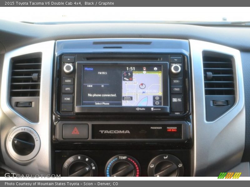 Black / Graphite 2015 Toyota Tacoma V6 Double Cab 4x4