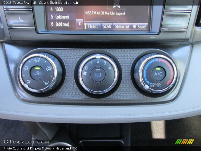 Classic Silver Metallic / Ash 2015 Toyota RAV4 LE