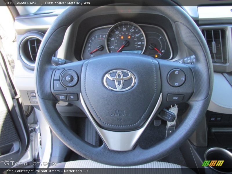 Classic Silver Metallic / Ash 2015 Toyota RAV4 LE