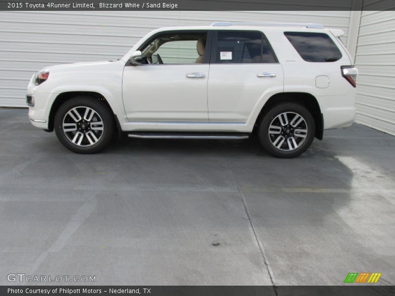 Blizzard White / Sand Beige 2015 Toyota 4Runner Limited