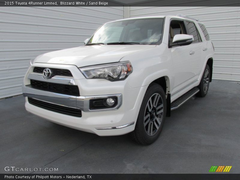Blizzard White / Sand Beige 2015 Toyota 4Runner Limited