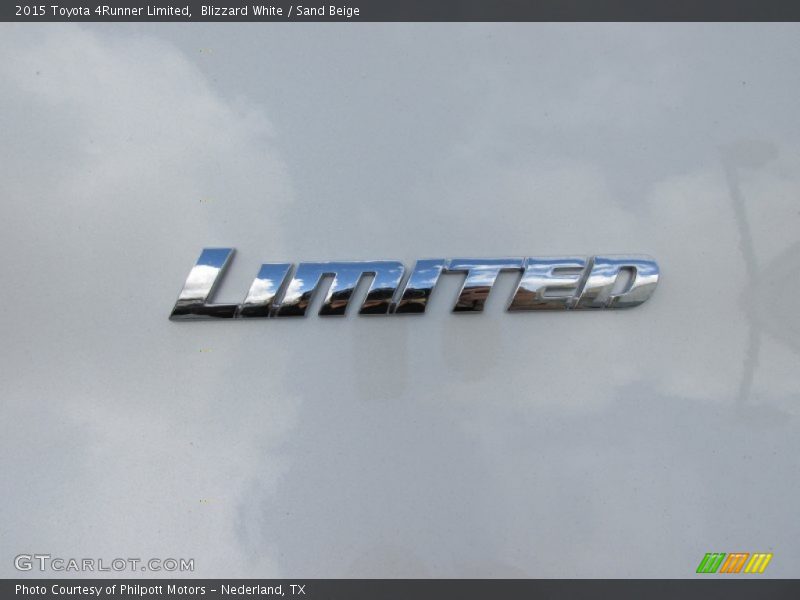 Blizzard White / Sand Beige 2015 Toyota 4Runner Limited