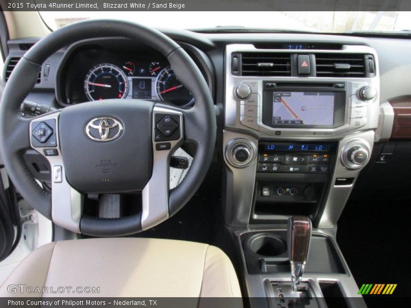 Blizzard White / Sand Beige 2015 Toyota 4Runner Limited