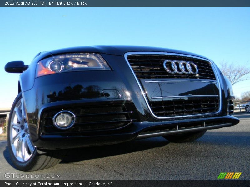 Brilliant Black / Black 2013 Audi A3 2.0 TDI