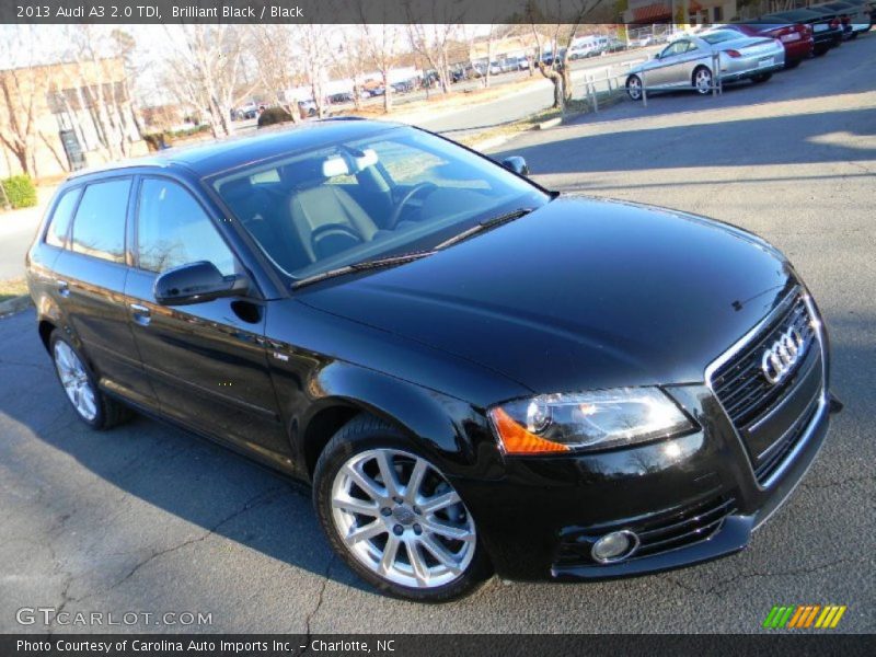 Brilliant Black / Black 2013 Audi A3 2.0 TDI
