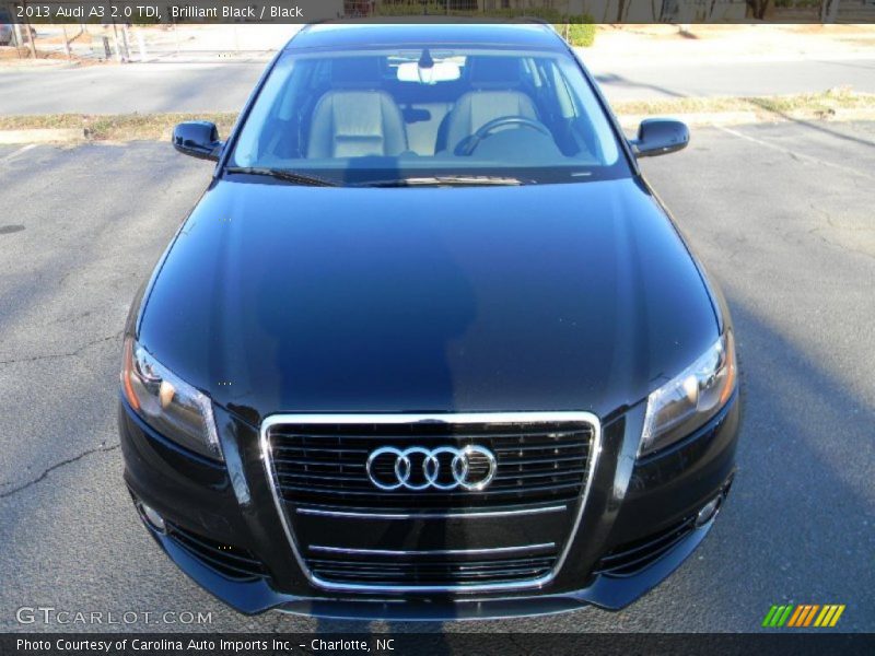 Brilliant Black / Black 2013 Audi A3 2.0 TDI