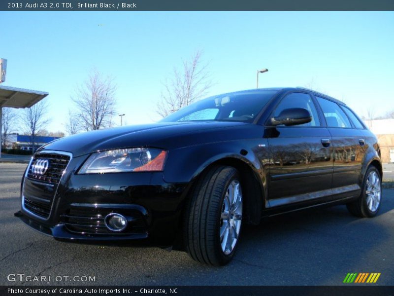 Brilliant Black / Black 2013 Audi A3 2.0 TDI