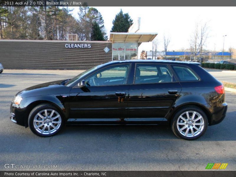 Brilliant Black / Black 2013 Audi A3 2.0 TDI