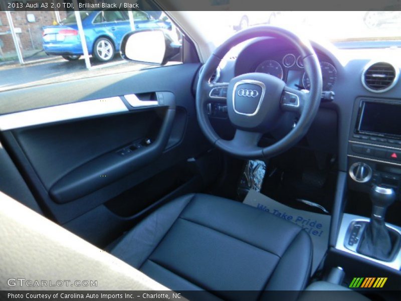 Brilliant Black / Black 2013 Audi A3 2.0 TDI