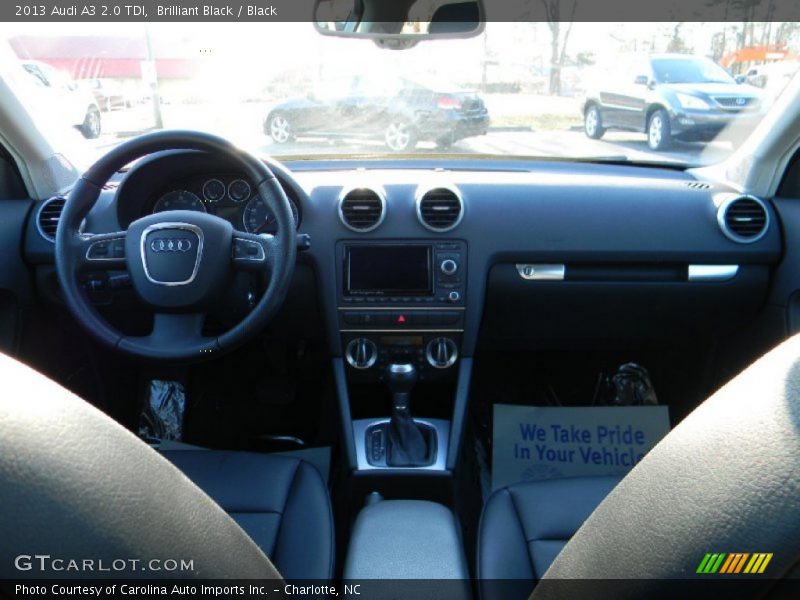 Brilliant Black / Black 2013 Audi A3 2.0 TDI