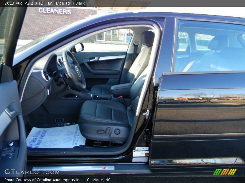 Brilliant Black / Black 2013 Audi A3 2.0 TDI
