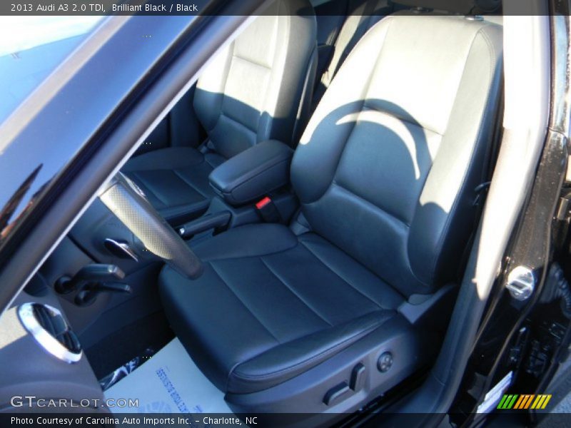 Brilliant Black / Black 2013 Audi A3 2.0 TDI