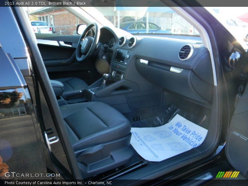 Brilliant Black / Black 2013 Audi A3 2.0 TDI