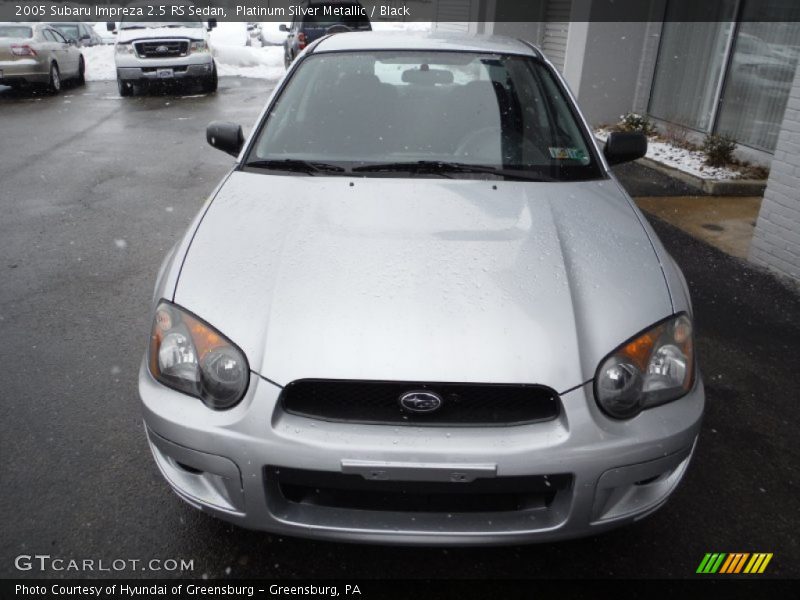 Platinum Silver Metallic / Black 2005 Subaru Impreza 2.5 RS Sedan