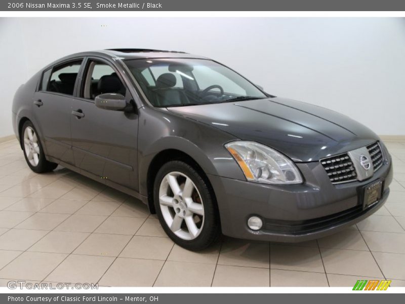 Smoke Metallic / Black 2006 Nissan Maxima 3.5 SE