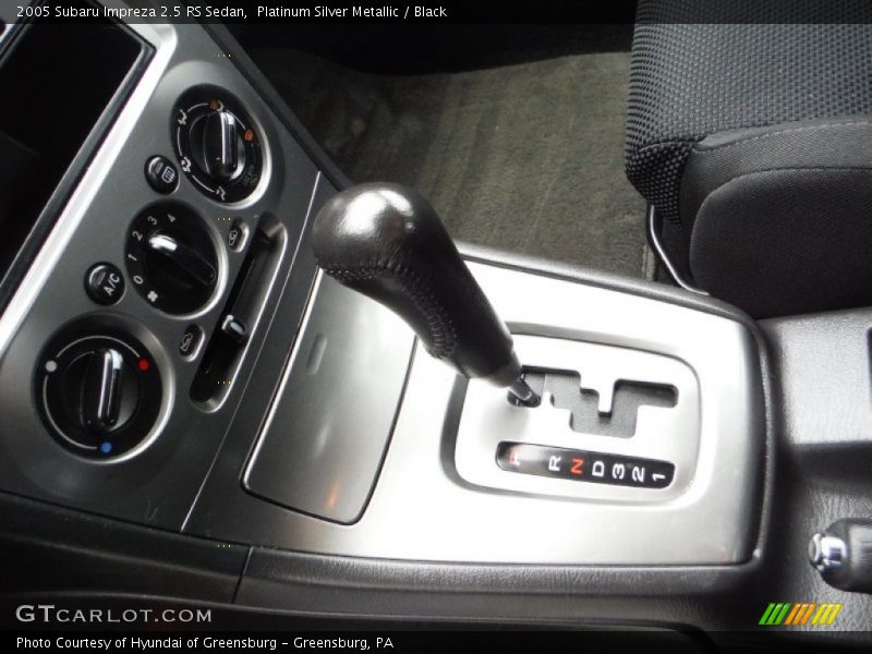 Platinum Silver Metallic / Black 2005 Subaru Impreza 2.5 RS Sedan