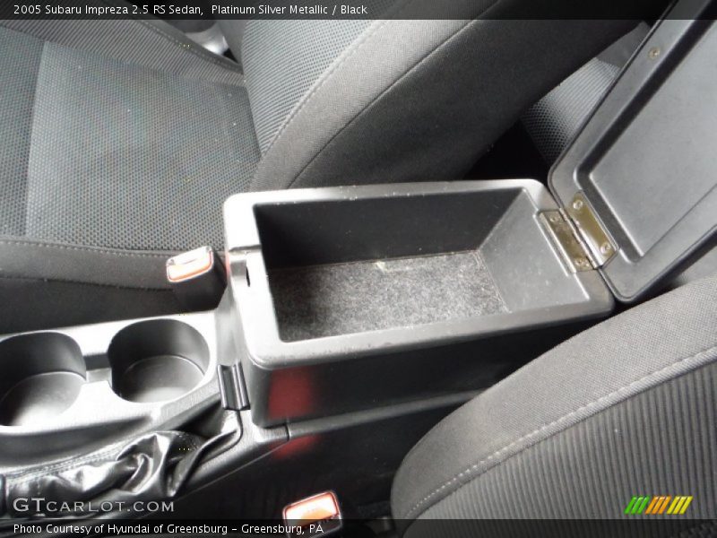 Platinum Silver Metallic / Black 2005 Subaru Impreza 2.5 RS Sedan