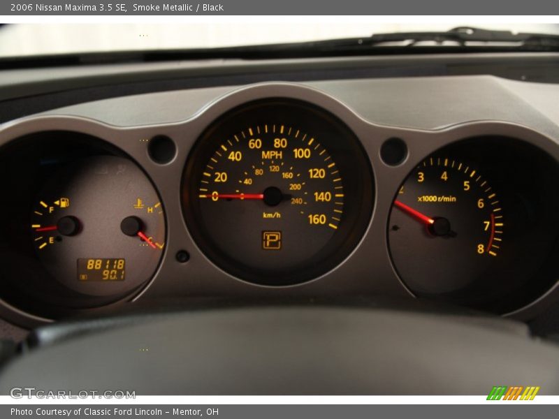 Smoke Metallic / Black 2006 Nissan Maxima 3.5 SE