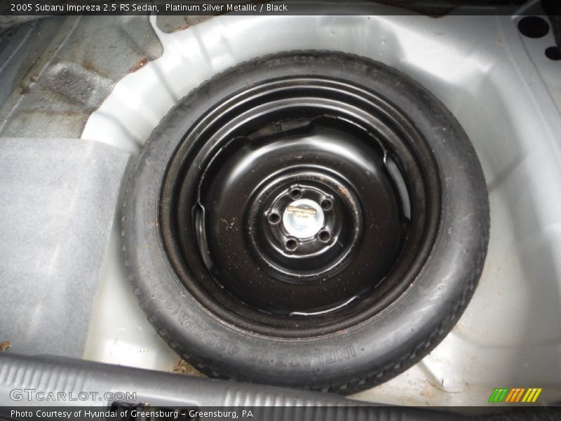 Platinum Silver Metallic / Black 2005 Subaru Impreza 2.5 RS Sedan