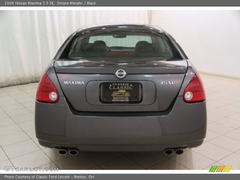 Smoke Metallic / Black 2006 Nissan Maxima 3.5 SE