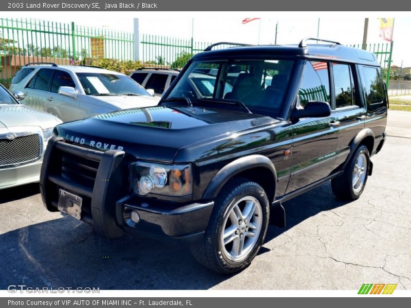 Java Black / Black 2003 Land Rover Discovery SE