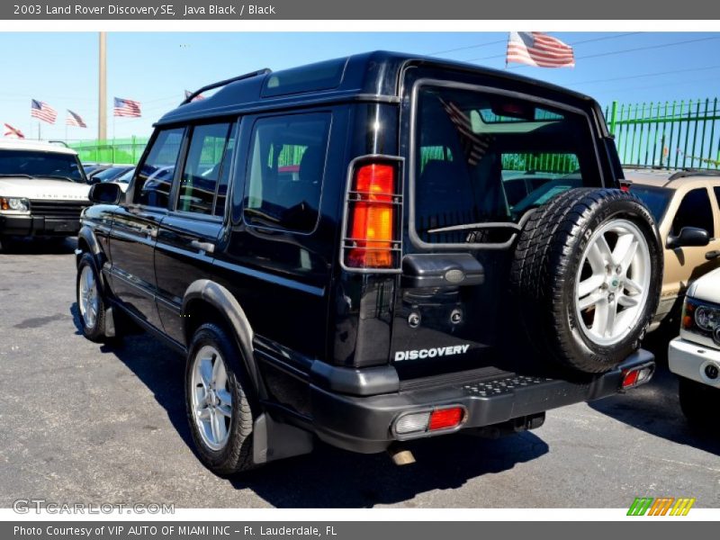 Java Black / Black 2003 Land Rover Discovery SE