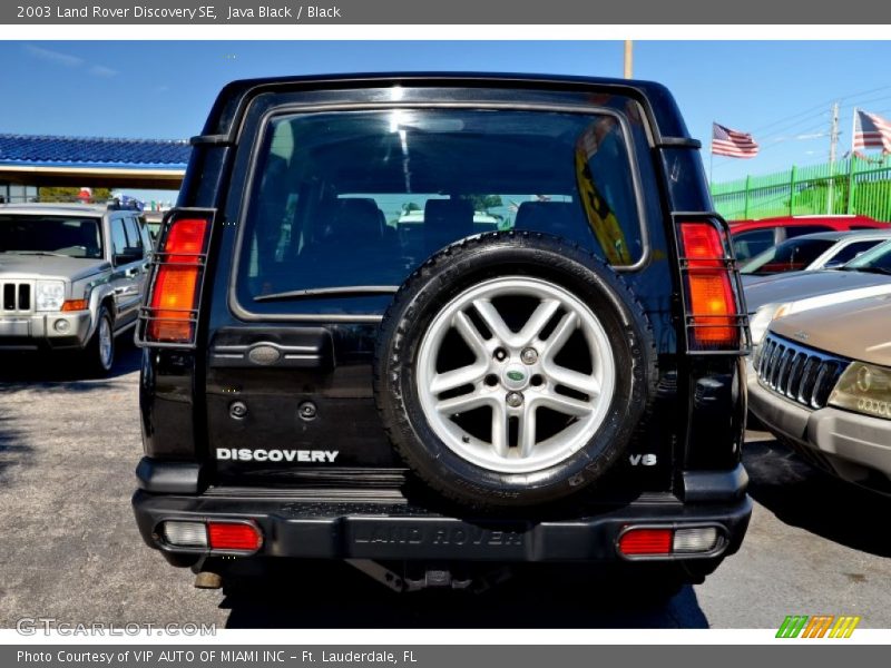 Java Black / Black 2003 Land Rover Discovery SE
