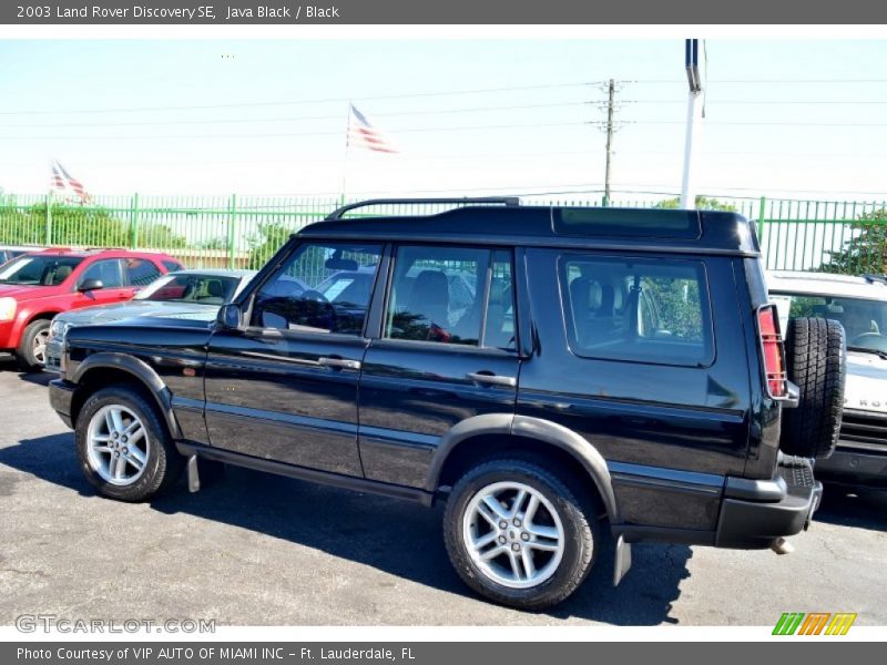 Java Black / Black 2003 Land Rover Discovery SE