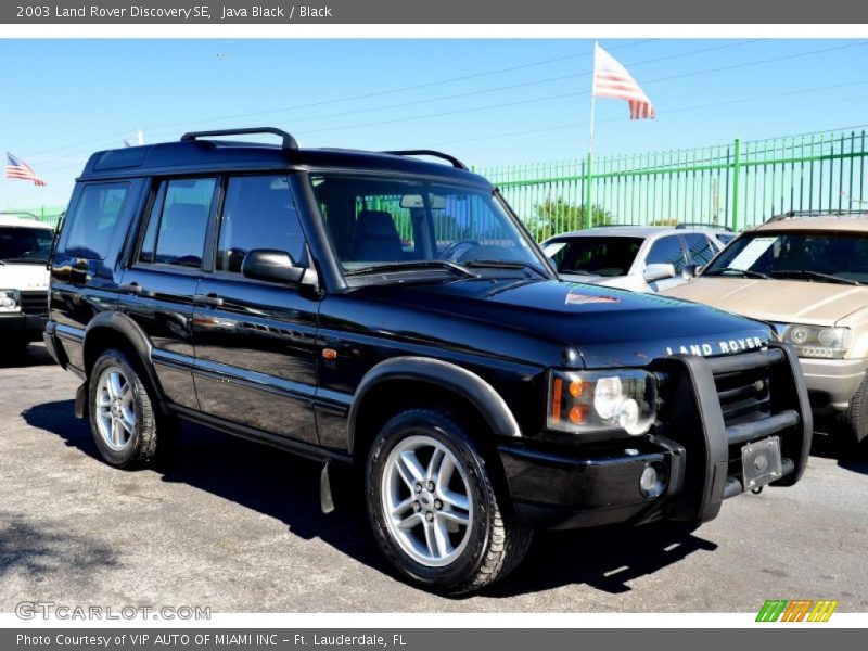 Java Black / Black 2003 Land Rover Discovery SE