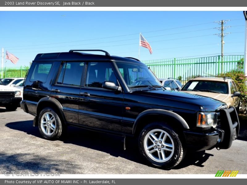 Java Black / Black 2003 Land Rover Discovery SE