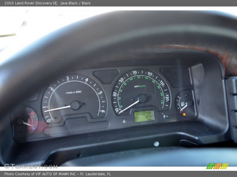 Java Black / Black 2003 Land Rover Discovery SE