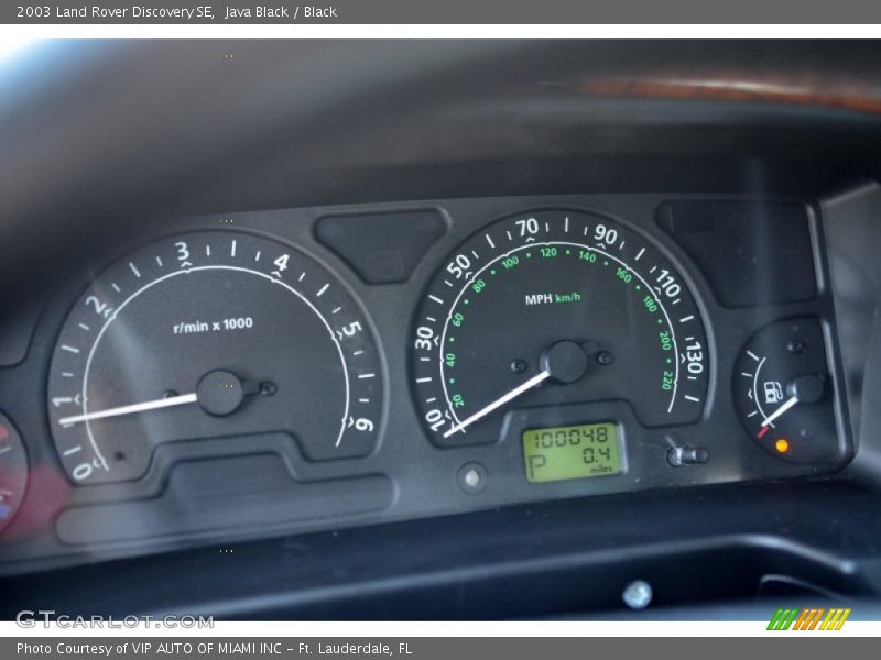 Java Black / Black 2003 Land Rover Discovery SE