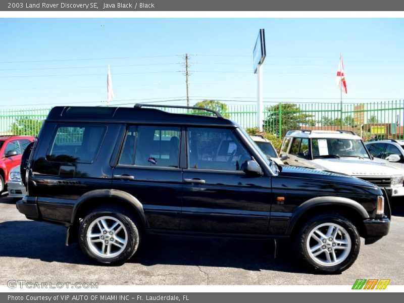 Java Black / Black 2003 Land Rover Discovery SE