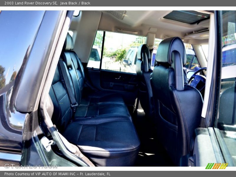 Java Black / Black 2003 Land Rover Discovery SE