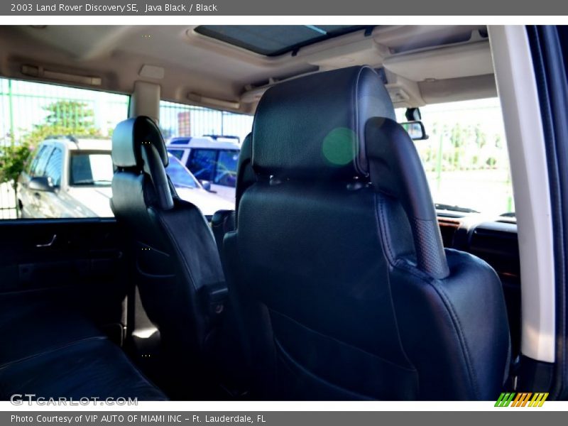 Java Black / Black 2003 Land Rover Discovery SE