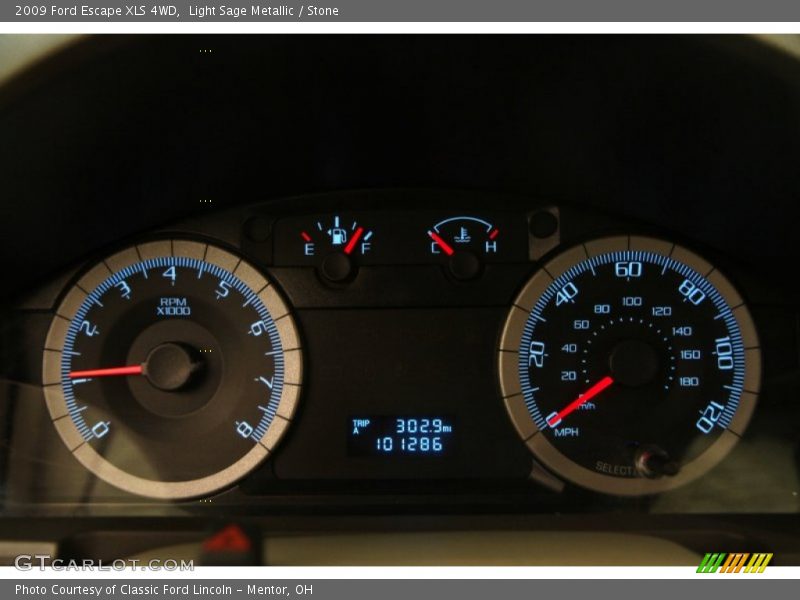 Light Sage Metallic / Stone 2009 Ford Escape XLS 4WD