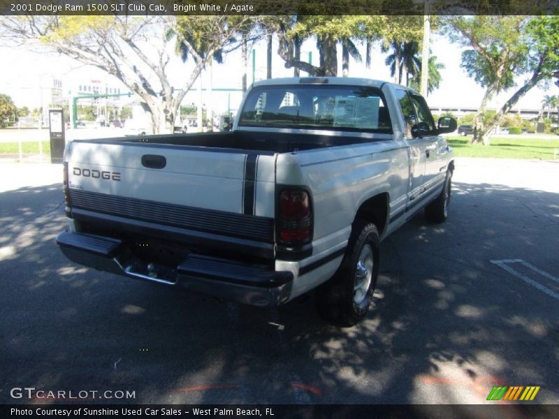 Bright White / Agate 2001 Dodge Ram 1500 SLT Club Cab