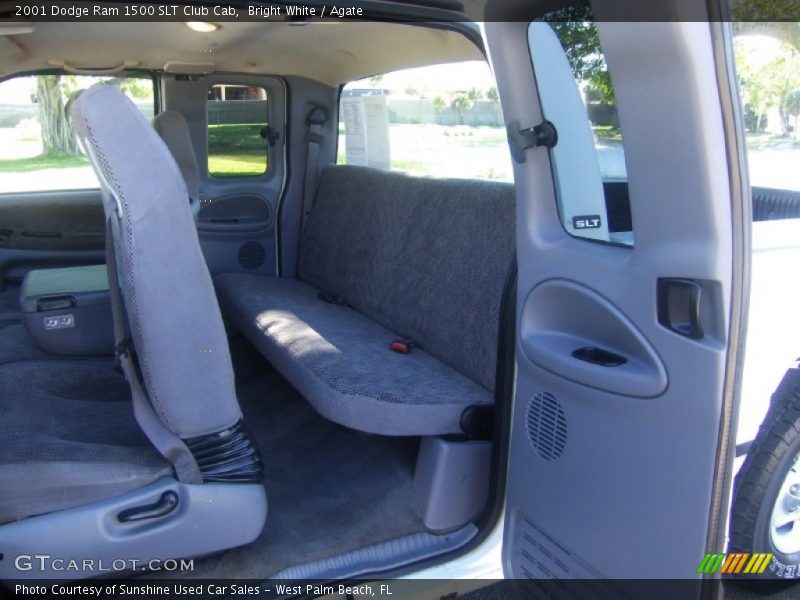 Bright White / Agate 2001 Dodge Ram 1500 SLT Club Cab