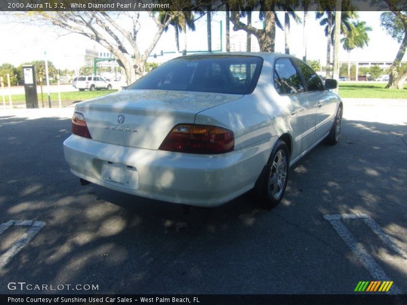 White Diamond Pearl / Parchment 2000 Acura TL 3.2
