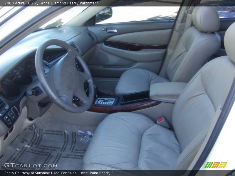 White Diamond Pearl / Parchment 2000 Acura TL 3.2