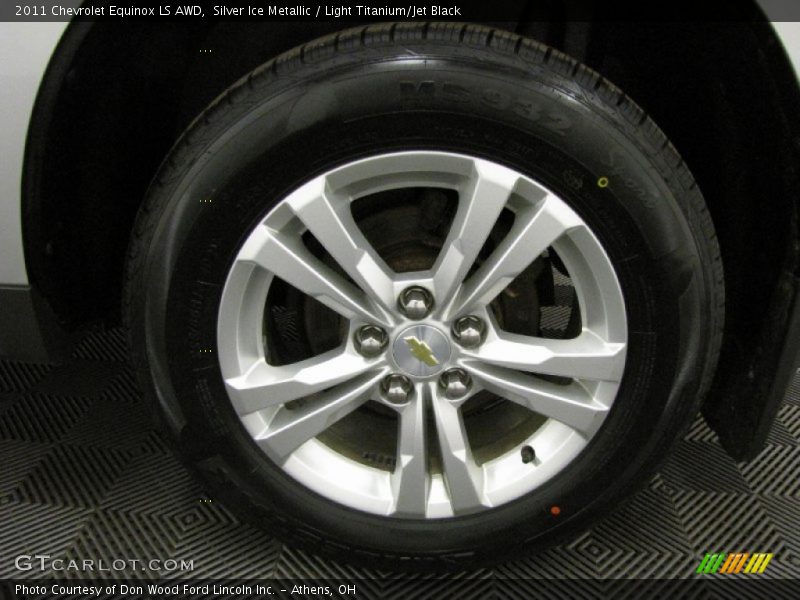 Silver Ice Metallic / Light Titanium/Jet Black 2011 Chevrolet Equinox LS AWD